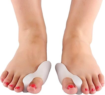 Bunion Corrector for Women Silicone Toe Separators for Overlapping Toes Women Correct Toes Straightener 1 Pair