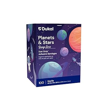 Dukal Planets & Stars Adhesive Bandages 3/4