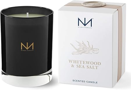 Niven Morgan Whitewood & Sea Salt Fragrant Candle