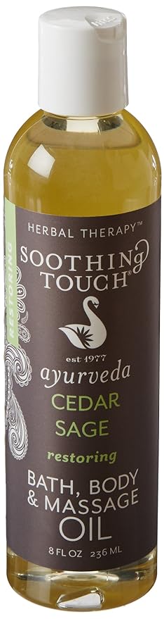 SOOTHING TOUCH Cedar Sage Bath & Body Oil, 8 FZ