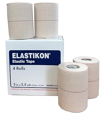 Johnson & Johnson Elastikon Elastic Tape, 3