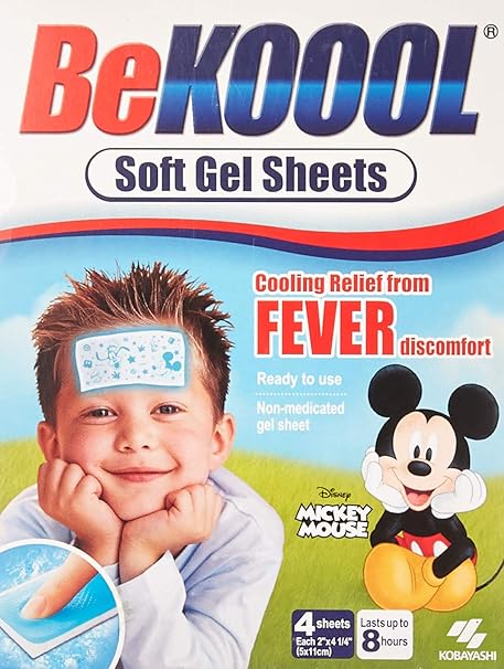 Be Koool Be Koool Soft Gel Sheets For Kids, 4 Count (Pack of 1)