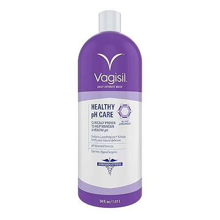 Vagisil Healthy pH Care Daily Intimate Feminine Wash, 34 Fl Oz (Pack of 1) | Gynecologist Tested