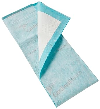 Cardinal Health™ Premium Underpads for Repositioning, Wings™, Maximum Absorbency, Light Green, 30 x 36IN, Case of 40