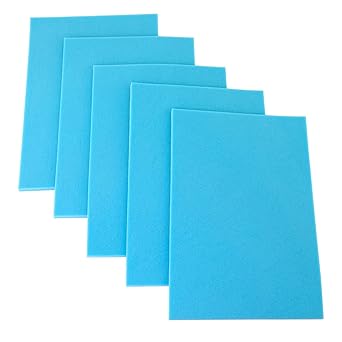 CanDo 10-2483 Memory Foam with PSA, Blue, 1/4