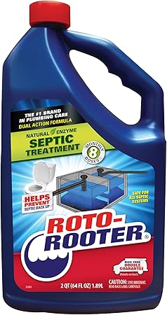 Roto-Rooter 351272 Septic Treatment, 64 oz