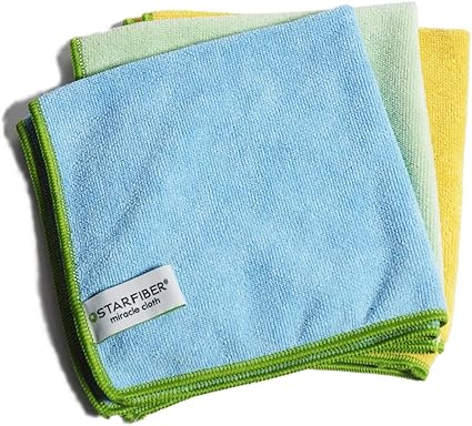 Starfiber Microfiber Miracle Cleaning Cloth Kit Blue Small