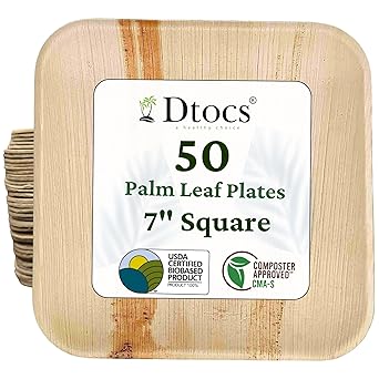 Dtocs Palm Leaf Plates 7