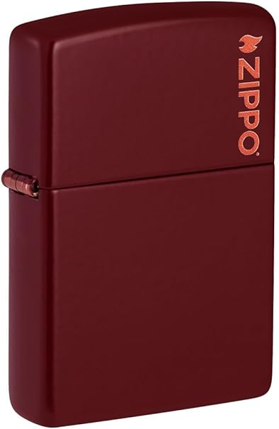 Zippo Classic Merlot Logo Pocket Lighter