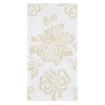 Hoffmaster 856520 Linen-Like Guest Towel, 1/6 Fold, 17