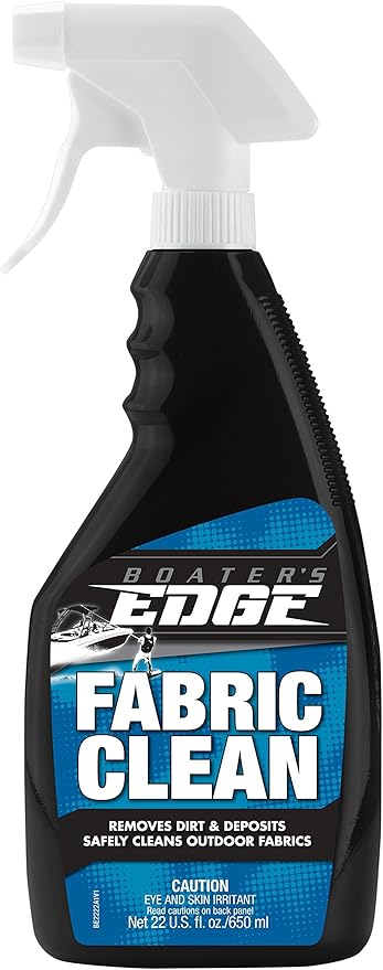 BOATER'S EDGE Fabric Clean - Marine Grade Fabric & Canvas Cleaner + Stain Remover - 32 OZ (BE2222)