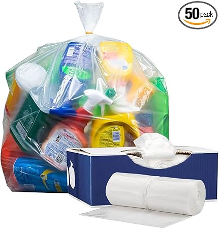 Plasticplace Trash Bags: Heavy-Duty 55-60 Gallon Can Liners (38