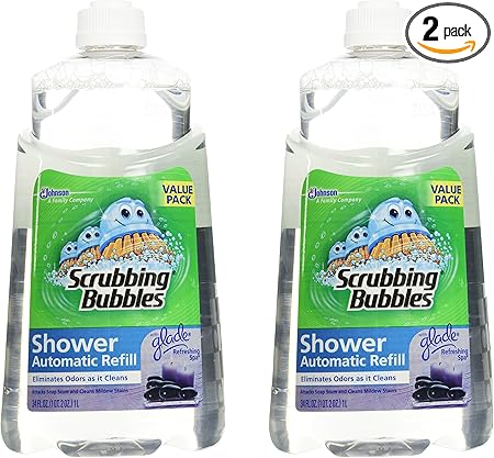 Scrubbing Bubbles Automatic Shower Cleaner Refill - Refreshing Spa - 34 oz - 2 pk