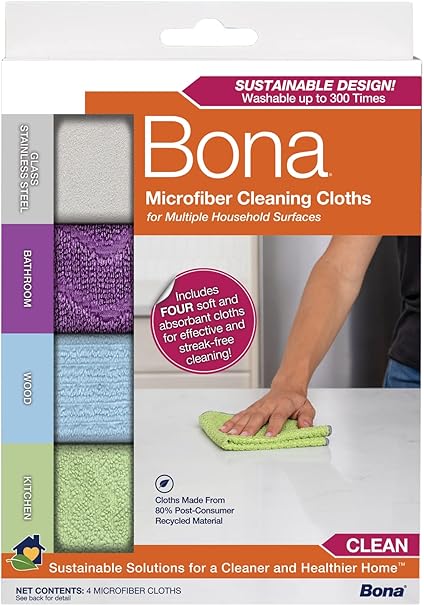 Bona® Microfiber Cleaning Cloths Multipack