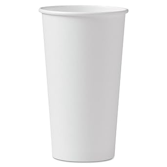 Solo 420W-2050 20 oz White SSP Paper Hot Cup (Case of 600)