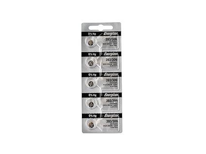 Energizer 393 Button cell batteries, 1.5 V, 5/pack (Eveready #)