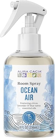 Aura Cacia Ocean Air Room Spray 8 Fl. oz. - Light Aroma, No Synthetic Fragrances