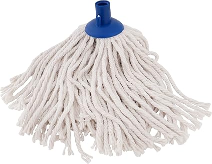 Superio String Mop Replacement, Cotton Mop Head, Refill for Cotton String Mop for Hardwood Floor Cleaning Self Wringing Mop for Home, Kitchen, Bath Heavy Duty Mop Commercial/Industrial, 10” Strings