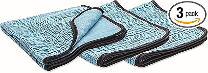 Griot's Garage 55583 PFM Crinkle Glass Towels (Set of 3)