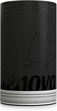 Renova Single Roll Kitchen Paper Towels, Black