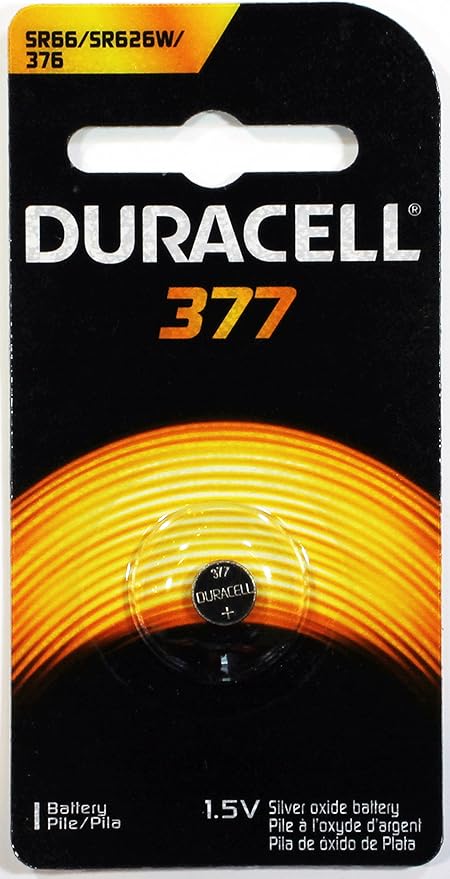 Procter & Gamble 67848 DURA2PK 1.5V 377Battery, Color-Original