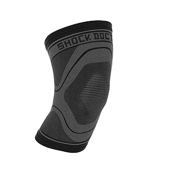 Shock Doctor Knee Compression Sleeve Knee Support Sleeve - Relieves Arthritis Pain, Tendonitis, and Patella Alignment Injuries for Men & Women - Includes 1 Sleeve (1 unit)