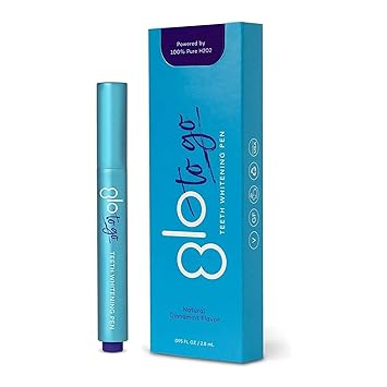 GLO to Go Teeth Whitening Pen — Easy to Use, Safe & Effective Dentist-Invented Whitening Treatment — Designed for Sensitive Teeth, Travel Friendly, Cinnamint Flavor