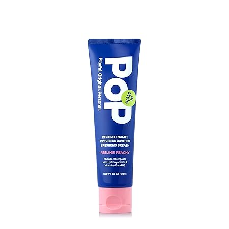 POP Fluoride Toothpaste Feeling Peachy