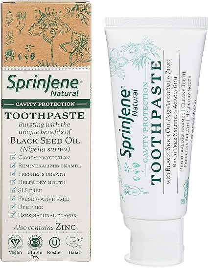 SprinJene White Boost Natural ™ Cavity Protection Toothpaste