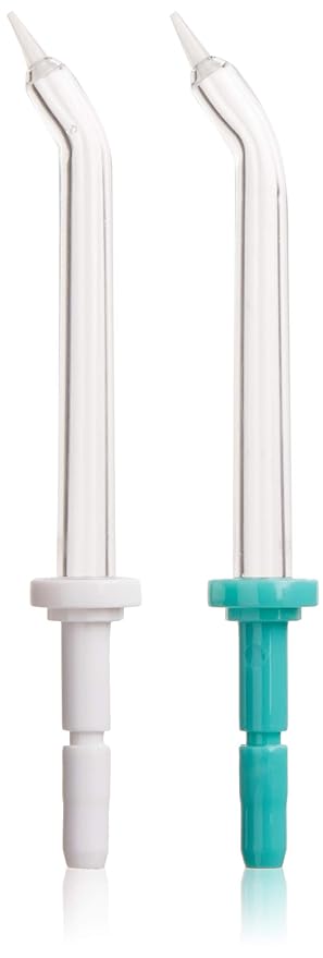 Pyle Classic High Pressure Jet Tips Replacement for Waterpik Dental Water Flossers and Other Brand Water Flosser Oral Irrigators, 2 Count (Pack of 1)