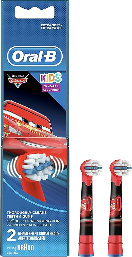 Braun Oral-B Stages Power Kids Replacement Brush Heads Disney Micky and Minnie 2 Pack