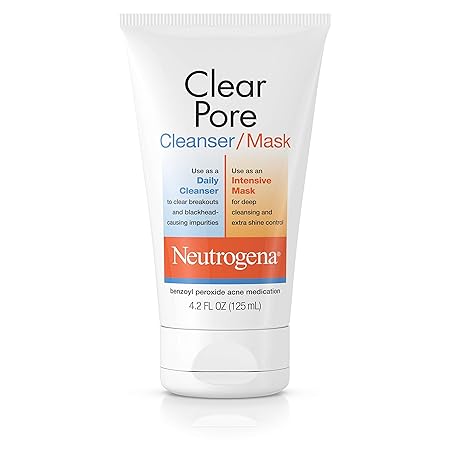 Neutrogena Clear Pore Cleanser/Mask, 4.2 Ounce