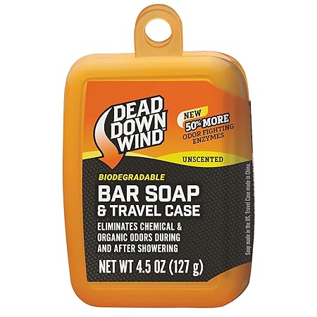 Dead Down Wind Bar Soap with Travel Container, 4.5 ounces (Pack of 1)