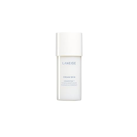 LANEIGE Cream Skin Refillable Toner & Moisturizer with Ceramides and Peptides: Korean Milky Toner, Amino Acid, Nourish, Hydrate, Barrier-Boosting, Visibly Firm