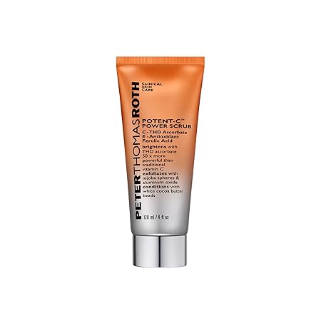 Peter Thomas Roth | Potent-C Power Scrub | Brightening Facial Scrub With Vitamin C, Face Exfoliating Scrub, 4 fl. oz.