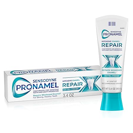 Sensodyne Pronamel Intensive Enamel Repair Toothpaste for Sensitive Teeth, to Reharden and Strengthen Enamel, Extra Fresh - 3.4 Ounces