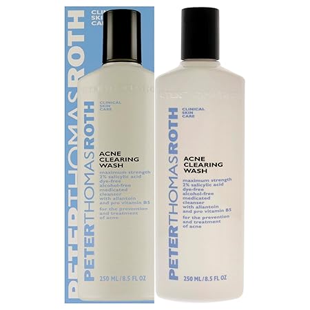 Peter Thomas Roth Acne Clearing Face Wash, 8.5 Fl Oz (Pack of 1) | Maximum-Strength Salicylic Acid | Clears Up and Helps Prevent Breakouts