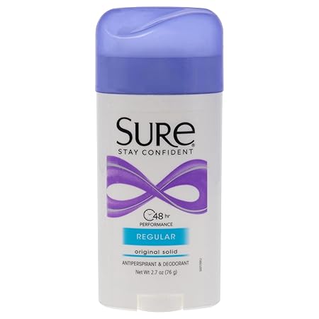 Sure Reg Solid Size 2.7z Sure Regular Original Solid Anti-Perspirant Deodorant