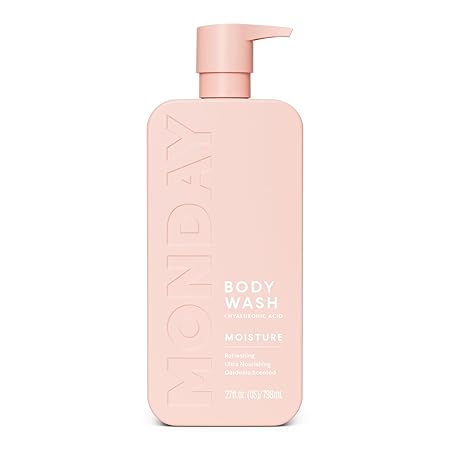 MONDAY HAIRCARE Moisture Body Wash, 27oz (Pack of 1) | Shea Butter, Coconut Oil, Grapefruit Extract | Hydrate, Replenish Skin