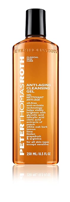 Peter Thomas Roth | Anti-Aging Cleansing Gel | Face Wash with Anti-Wrinkle Technology, Exfoliates with Glycolic Acid and Salicylic Acid