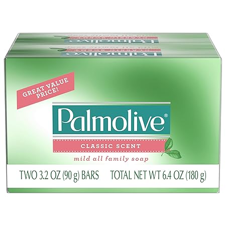 Palmolive Bar Soap for Body and Hands (Pack of 36) | Bulk Size | Mild Classic