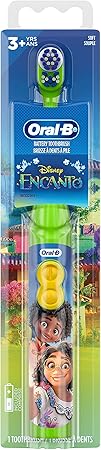 Oral-B Kid's Battery Toothbrush Featuring Disney's Encanto, Soft Bristles, for Kids 3+