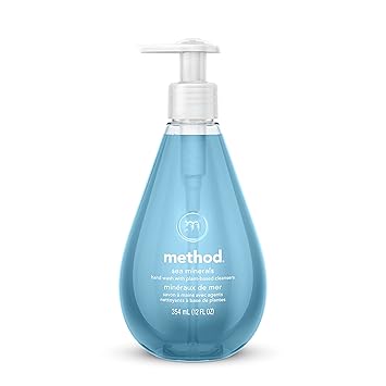 Method Gel Hand Soap, Sea Minerals, Biodegradable Formula, 12 fl oz (Pack of 1)