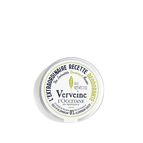 L'OCCITANE The Incredible Deodorant Recipe, Aluminum Free Deodorant, 1.7 oz.