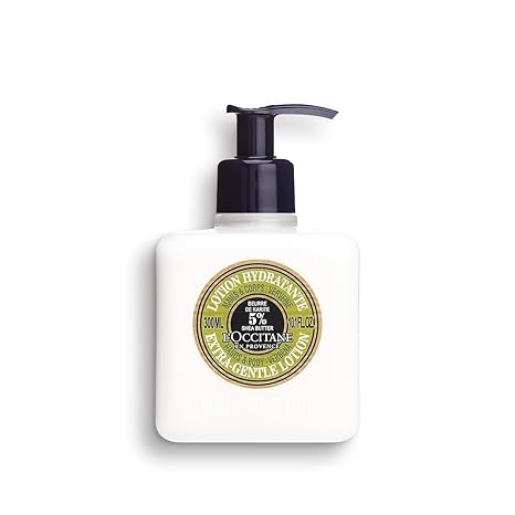 L’OCCITANE Shea Butter Extra-Gentle Moisturizing Lotion: Organic Verbena Extract, Relaxing Lavender, Comfort Skin, Fast-Absorbing Lotion, With 5% Organic Shea Butter, Vegan, Lightweight