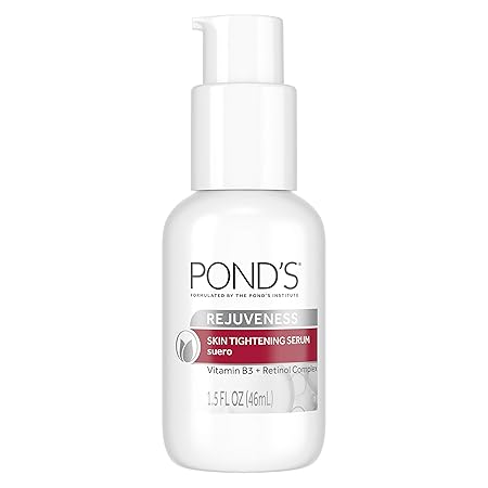 Pond's Skin Tightening Serum Visibly Tightens The Appearance Of Skin & Helps Slow New Signs of Aging Rejuveness Face Serum 1.7 Oz