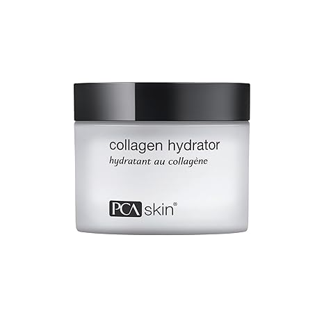 PCA SKIN Hydrating Collagen Cream for Face, Collagen Hydrator Night Cream, Hydrates and Firms Dry Mature Skin, Made with Shea Butter, Olive Fruit Oil, and Sweet Almond Fruit Extract, 1.7 Oz Tub