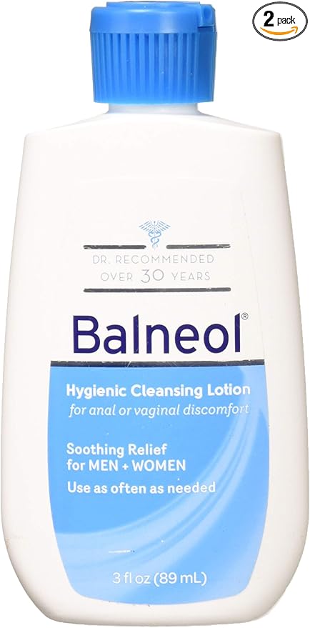 Balneol Hygienic Cleansing Lotion 3 oz (Pack of 2)