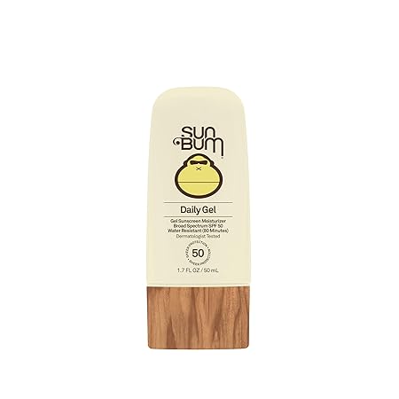 Sun Bum Daily SPF 50 Sunscreen Face Gel | Vegan and Hawaii 104 Act Compliant (Made Without Oxybenzone & Octinoxate) Broad Spectrum Sun Care | Dermatologist Tested | 1.7 Fl Oz