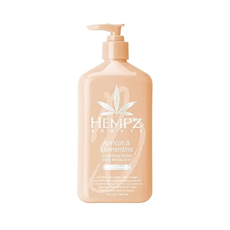 Hempz Apricot & Clementine Moisturizer, 17 Fl Oz (Pack of 1)